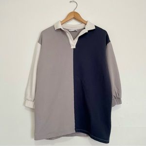 🎉 HOST PICK 🎉 ASOS Petite - Oversized Collared Mini Sweatshirt Dress